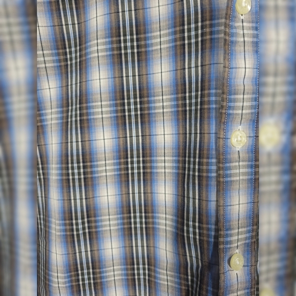 J. Crew Plaid Button Down Shirt Blue Gray - Picture 3 of 4